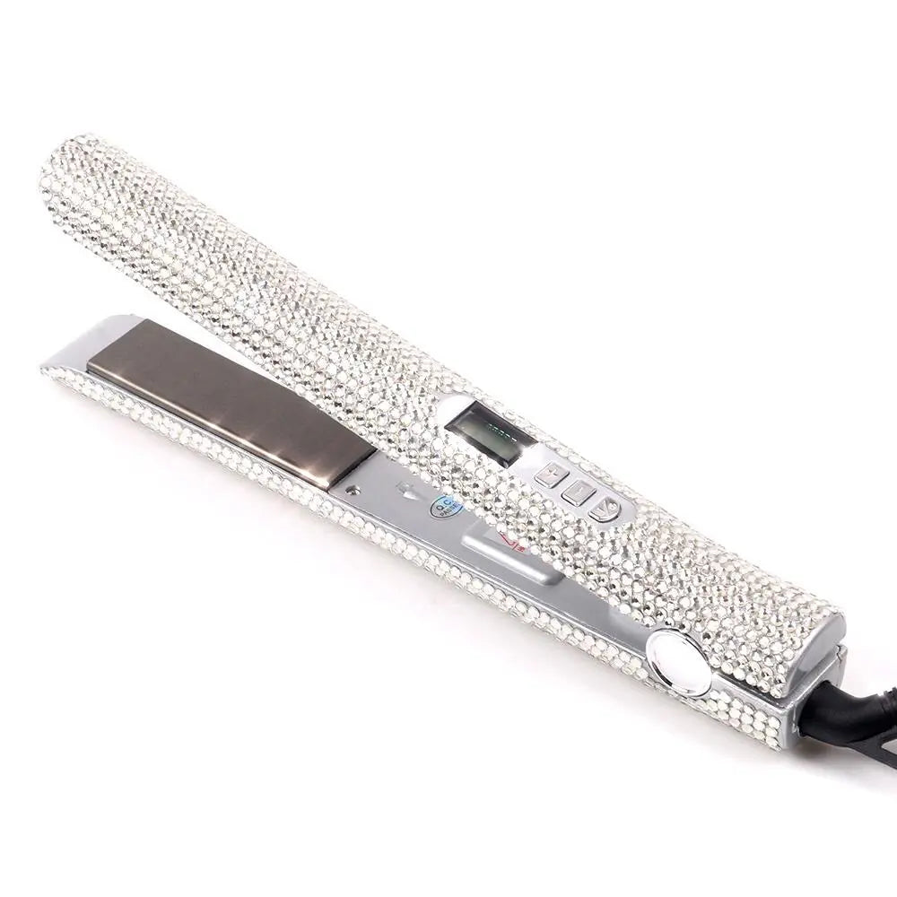 KG Bling Collection Titanium Flat Iron Kiya Gee Beauty Co