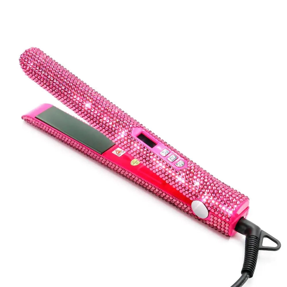 KG Bling Collection Titanium Flat Iron Kiya Gee Beauty Co