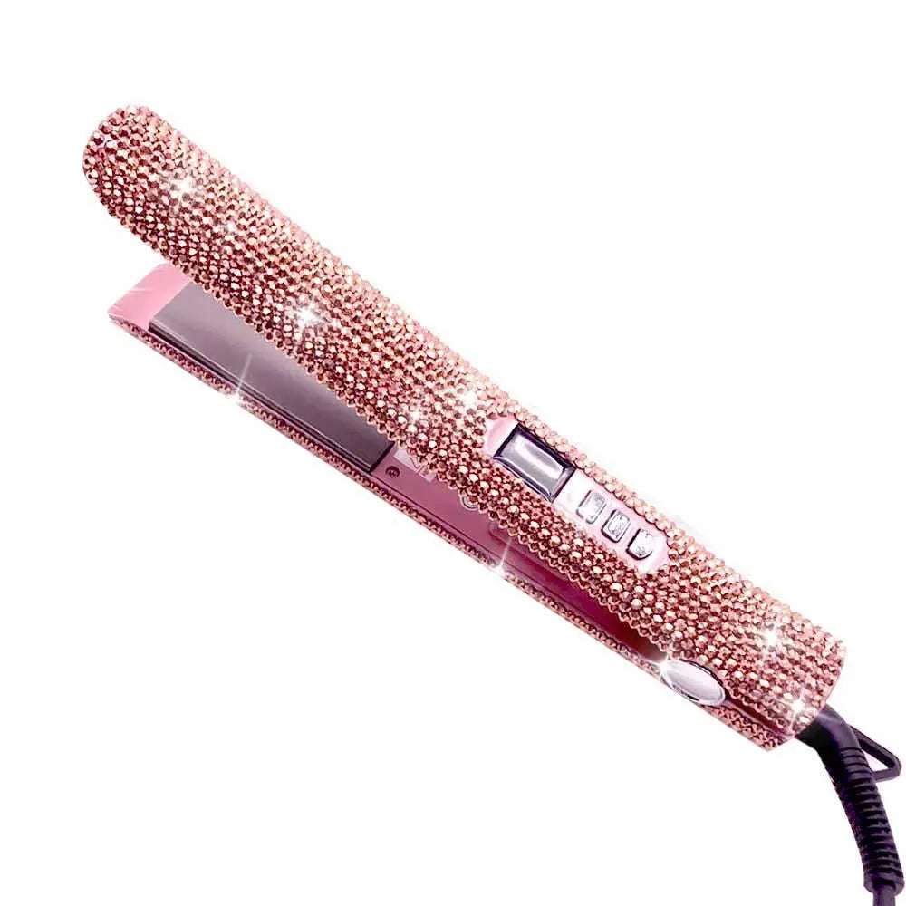 KG Bling Collection Titanium Flat Iron Kiya Gee Beauty Co