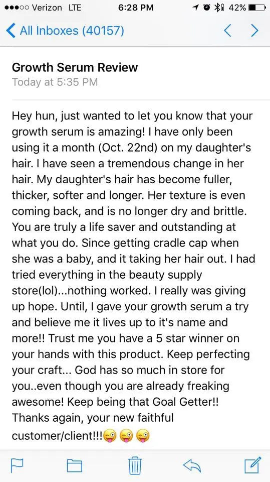 2oz KG Natural Hair Growth Serum vendor-unknown