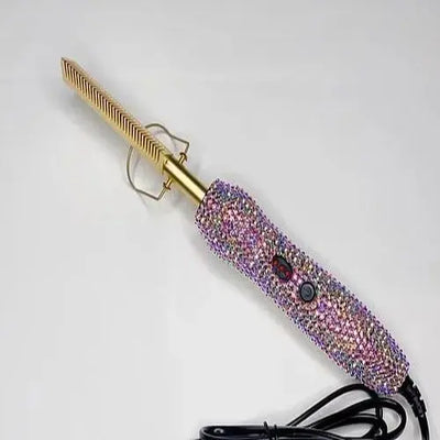 KG Bling Collection Titanium Hot Comb Kiya Gee Beauty Co